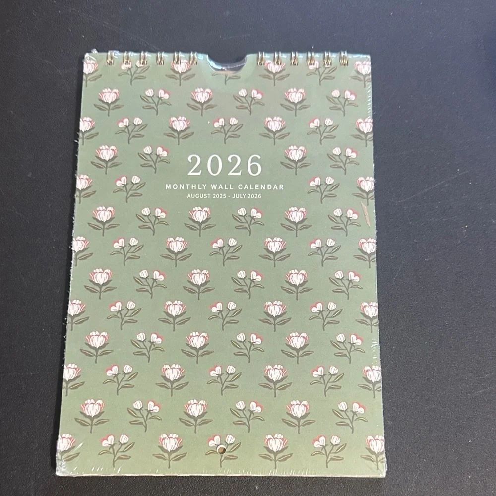 Punch studio 18 month mini hanging calendar from 08/25-07/26